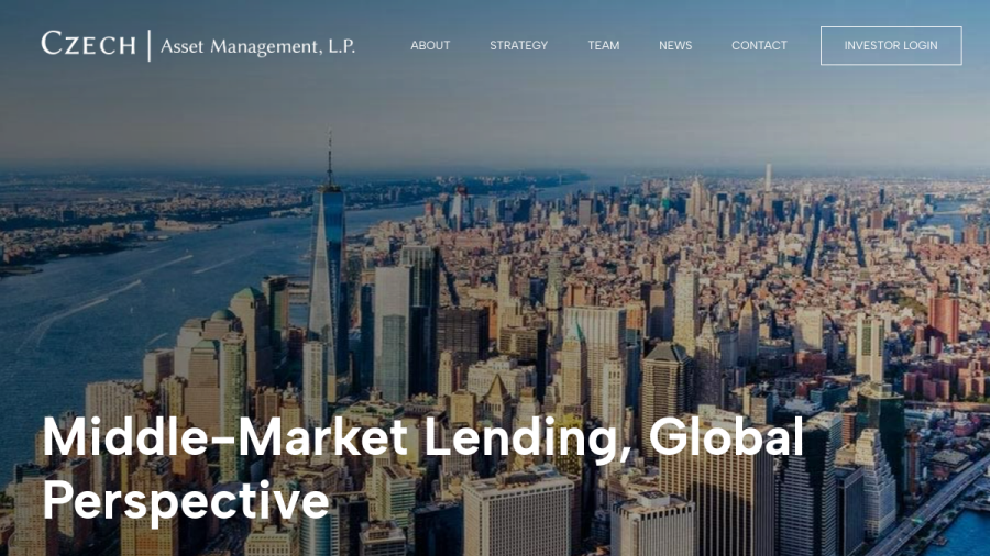 Screenshot of the Czech Asset Management, L.P. website