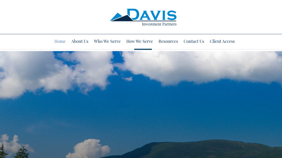 Screenshot of the Davis Investment Partners, LLC website