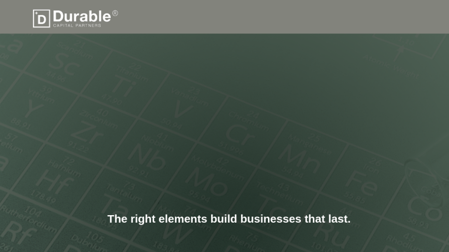 Screenshot of the Durable Capital Partners LP website