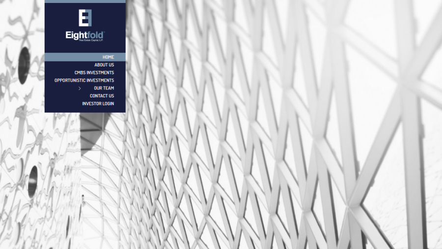 Screenshot of the Eightfold Real Estate Capital, L.P. website