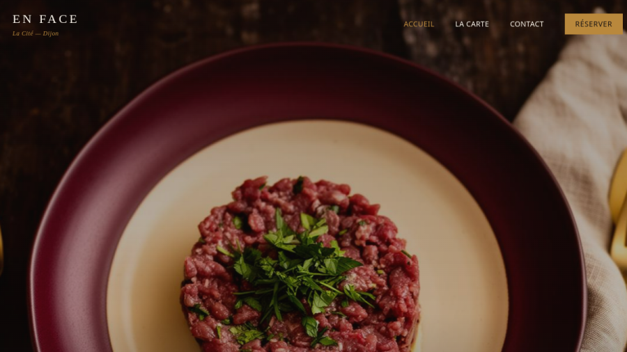 Site web créé pour Enface Dijon