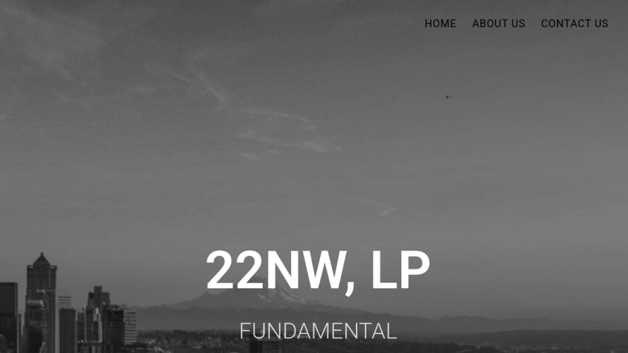 Screenshot of the 22nw, LP website
