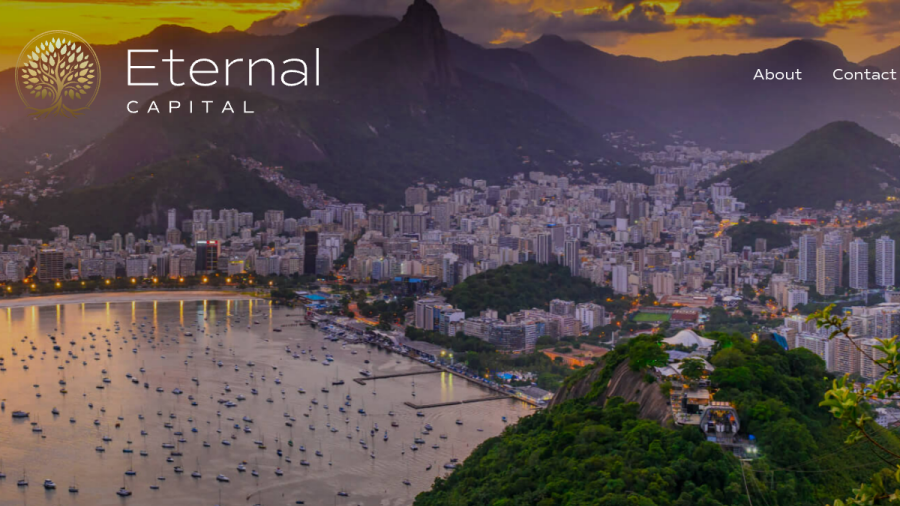 Screenshot of the Eternal Capital, LLC website