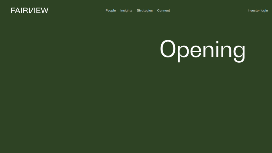 Screenshot of the Fairview Constitution Management IV LLC website