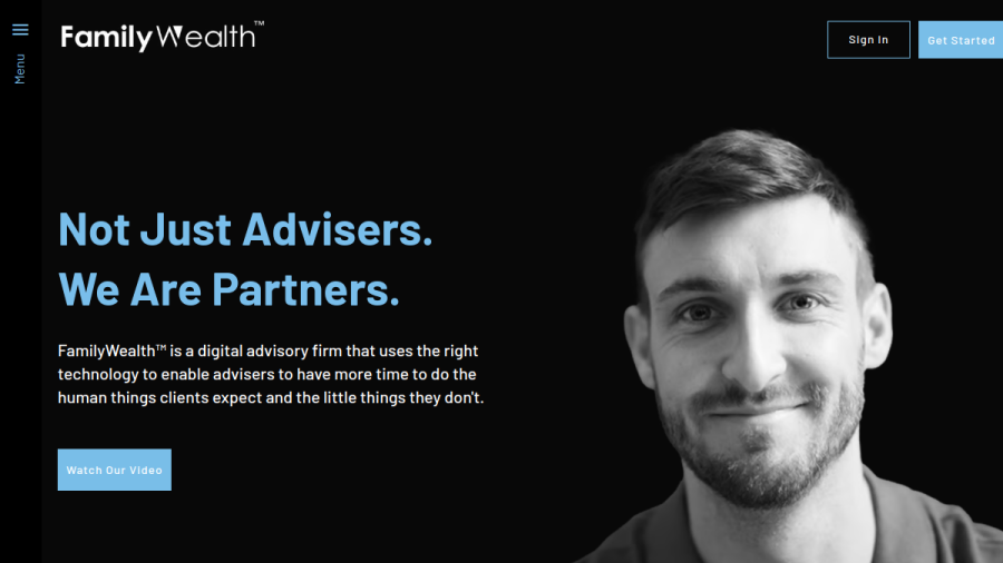 Screenshot of the Familywealth Asset Management website