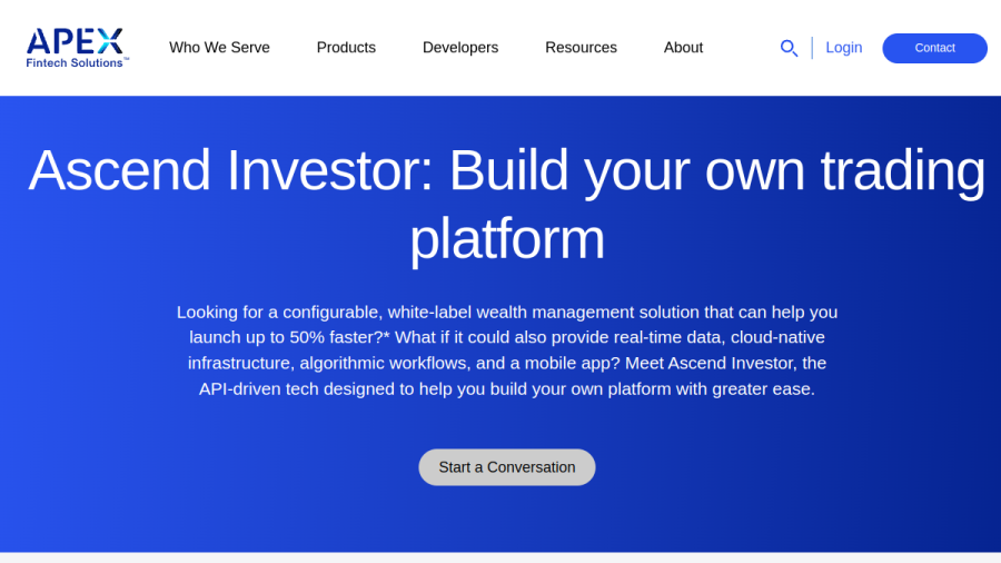 Screenshot of the Fintron Advisors, LLC website
