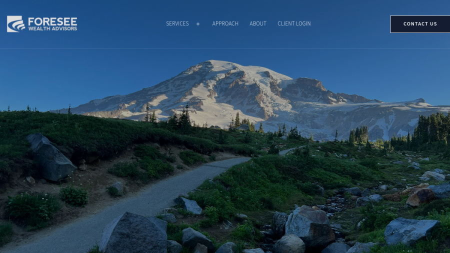 Screenshot of the Foresee Wealth Advisors website