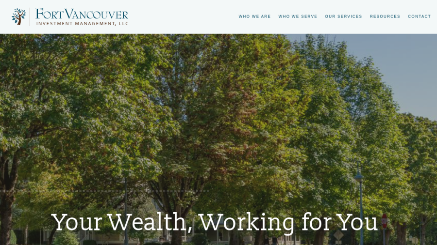 Screenshot of the Fort Vancouver Investment Management, LLC website