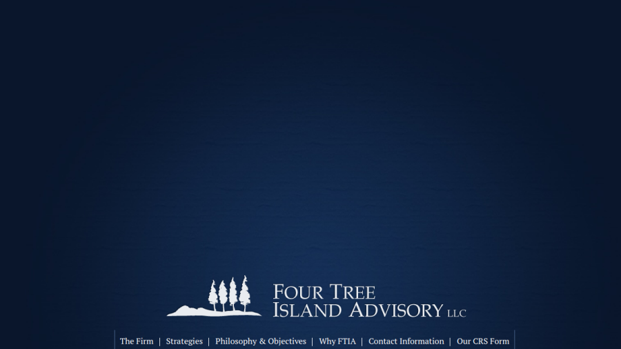 Screenshot of the Four Tree Island Advisory LLC website