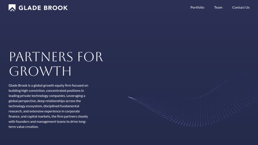 Screenshot of the Glade Brook Capital Partners LLC website