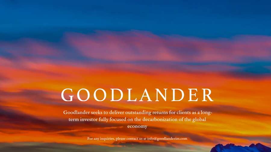 Screenshot of the Goodlander Investment Management, LLC website