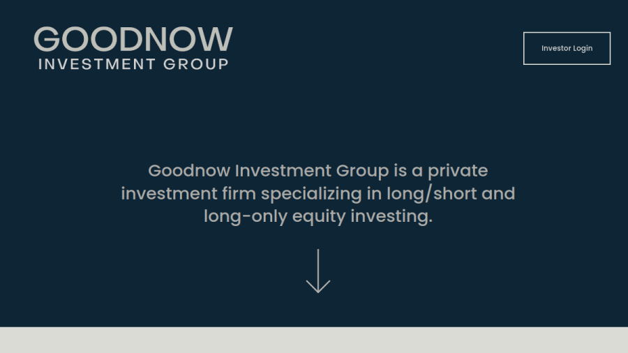 Screenshot of the Goodnow Investment Group LLC website