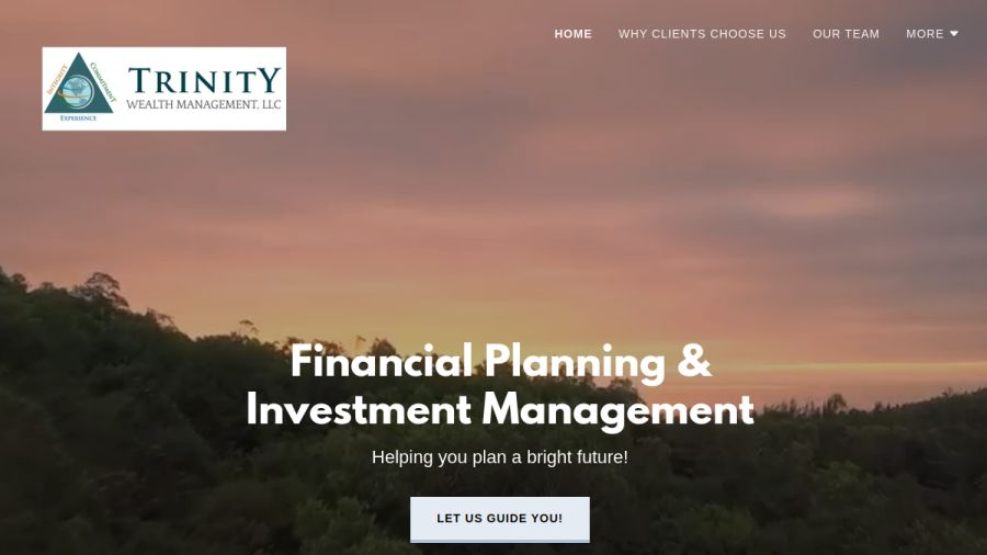 Screenshot of the Trinity Wealth Management LLC website