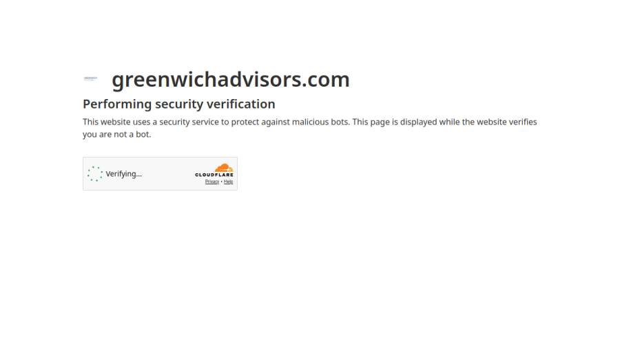 Screenshot of the Greenwich Advisors, LLC website