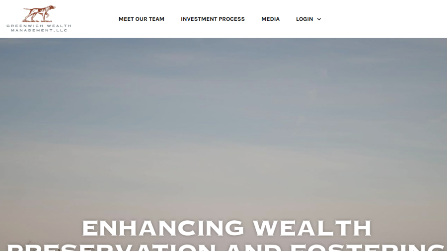 Screenshot of the Greenwich Wealth Management, LLC website