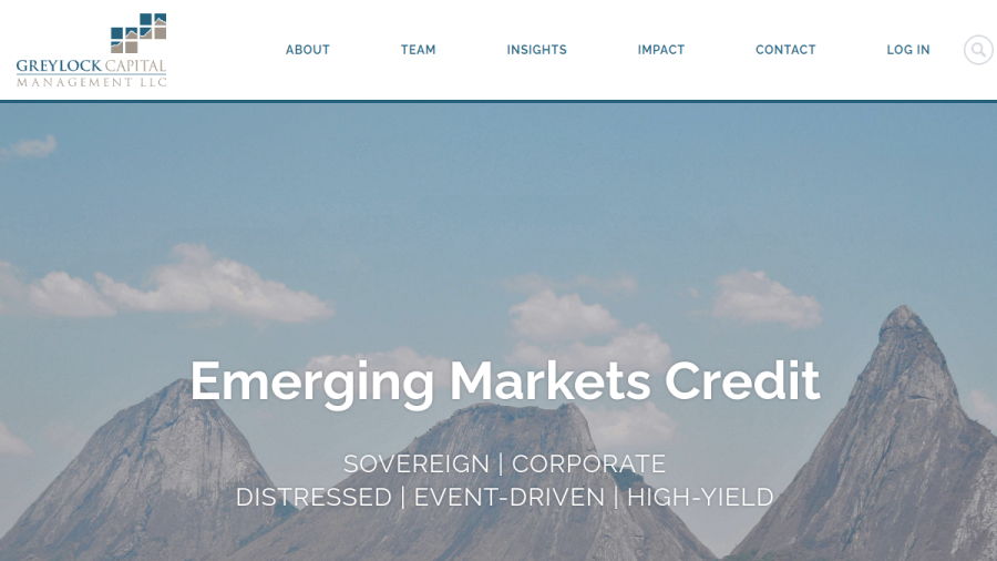 Screenshot of the Greylock Capital Management, LLC website