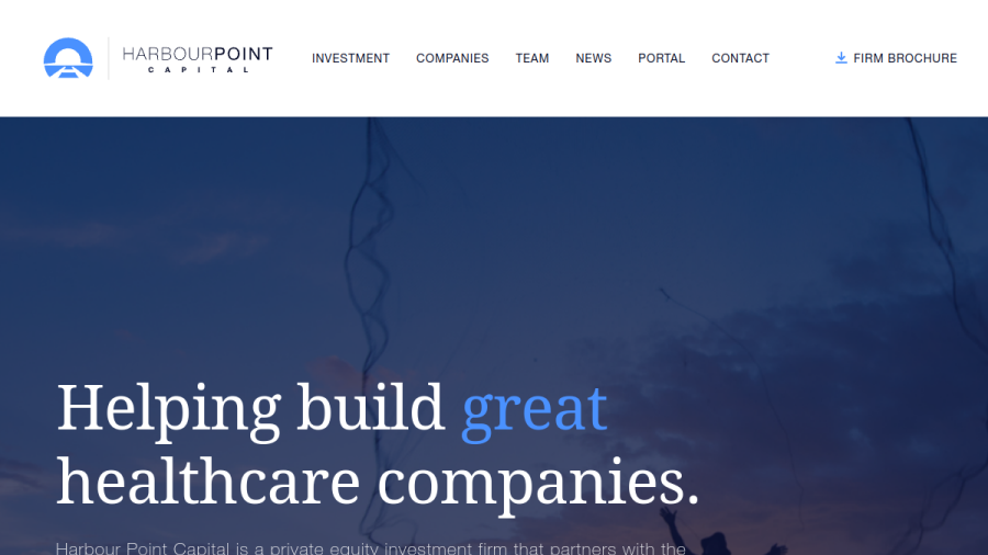 Screenshot of the Harbour Point Capital website