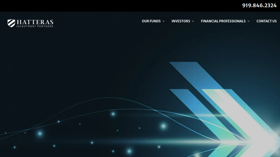 Screenshot of the Hatteras Investment Partners, LP website