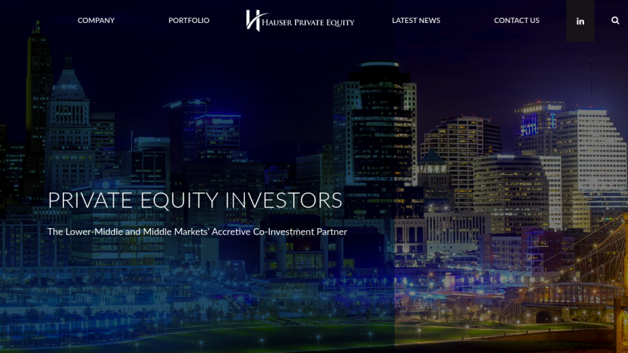Screenshot of the Hpe Capital Management II, LLC website