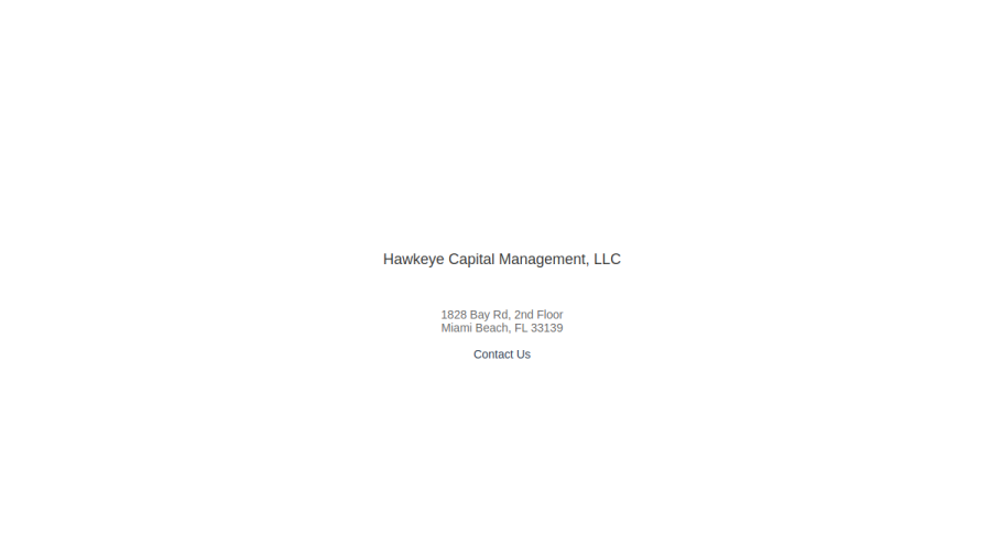Screenshot of the Hawkeye Capital Management, LLC website