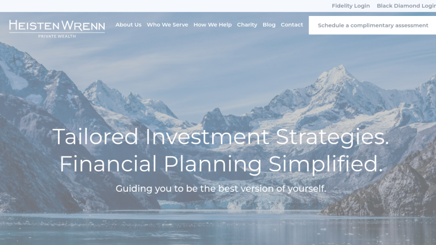 Screenshot of the Heisten Wrenn Private Wealth, LLC website