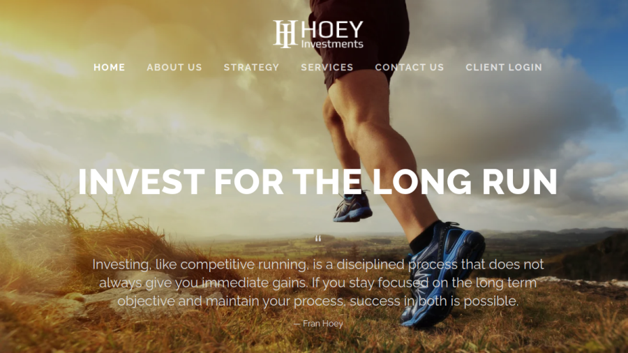 Screenshot of the Hoey Investments, INC. website