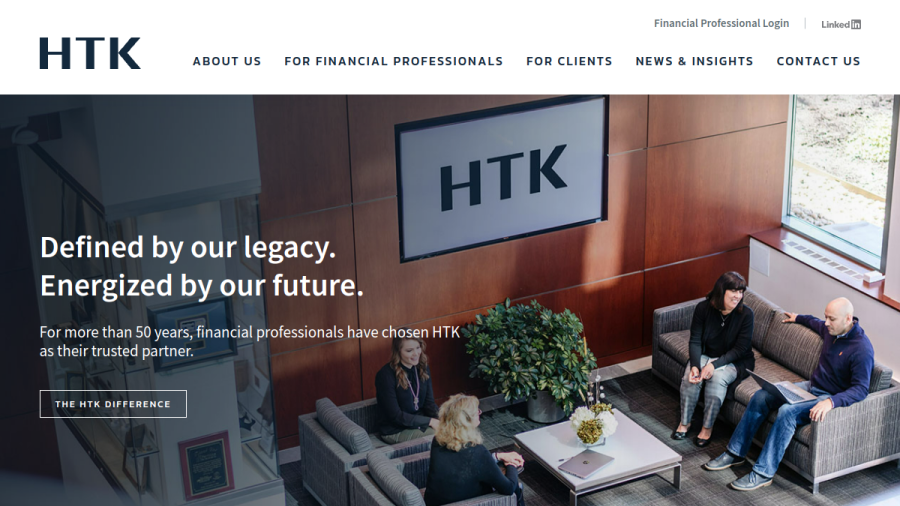 Screenshot of the Hornor, Townsend & Kent, LLC website