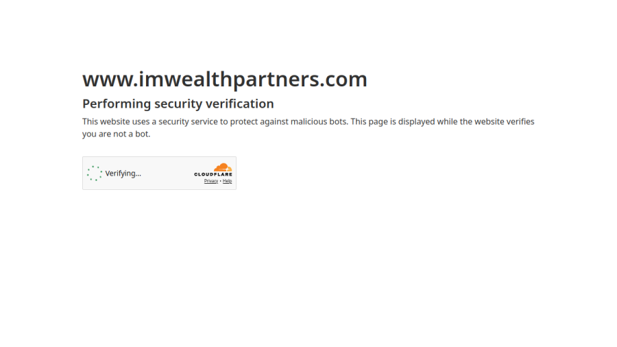 Screenshot of the Im Wealth Partners website