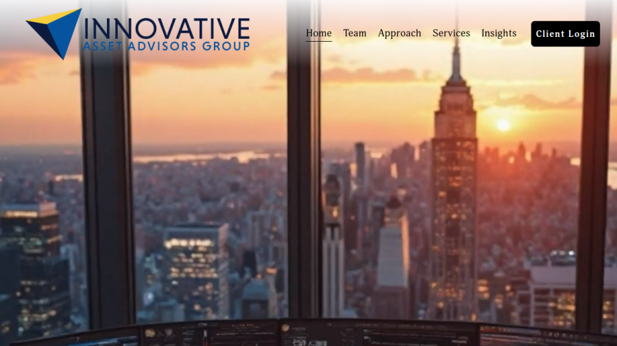 Screenshot of the Innovative Asset Advisors Group website