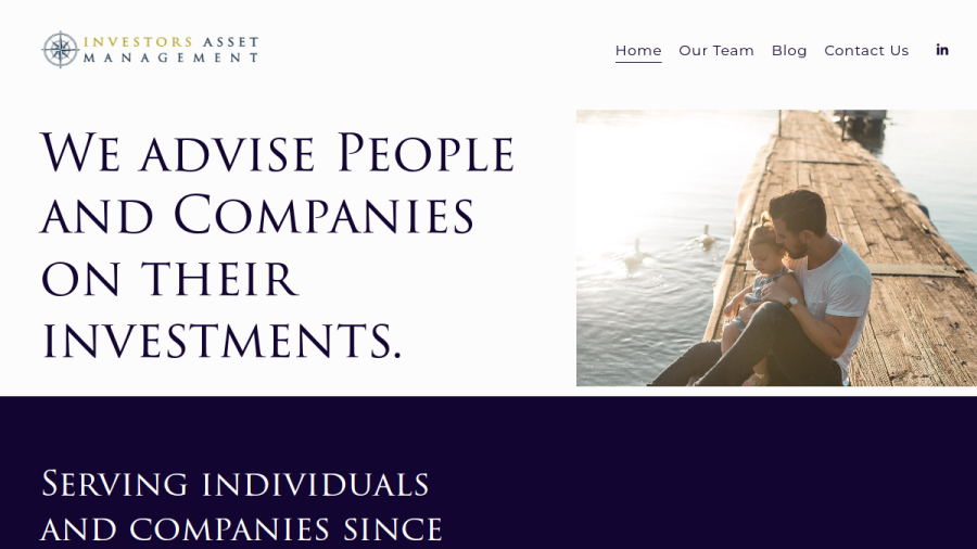 Screenshot of the Investors Asset Management Of Georgia INC website