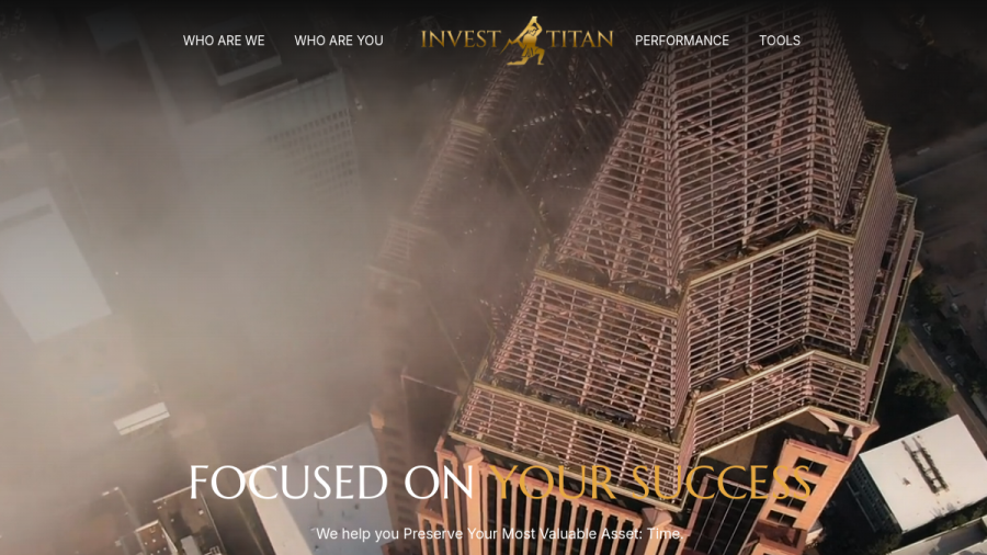 Screenshot of the Titan Retirement Advisors LLC website