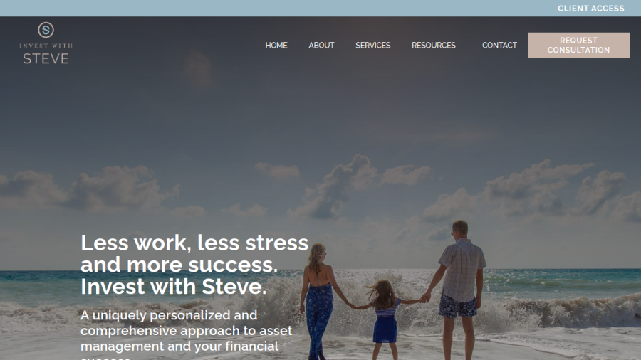 Screenshot of the Reh Wealth Advisors LLC website