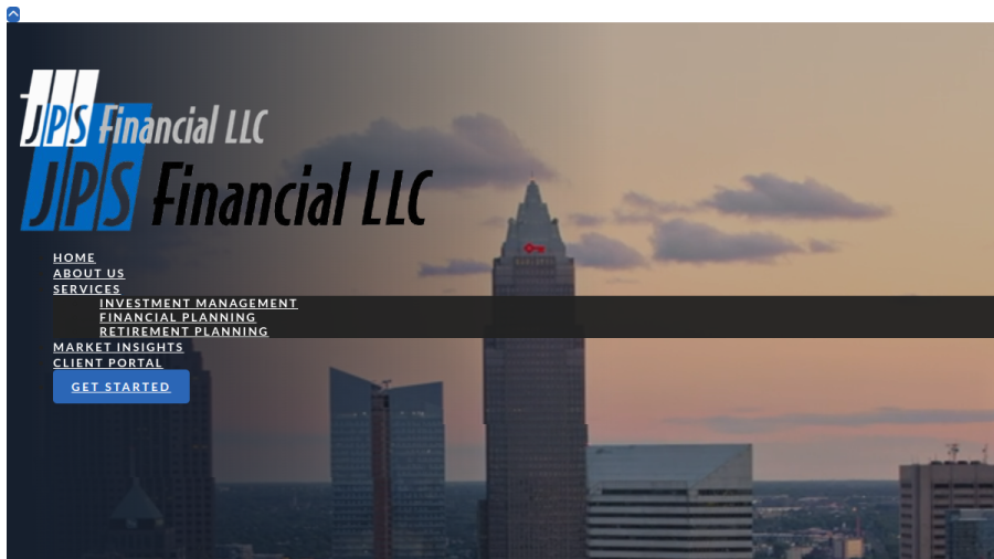 Screenshot of the Jps Financial, LLC website
