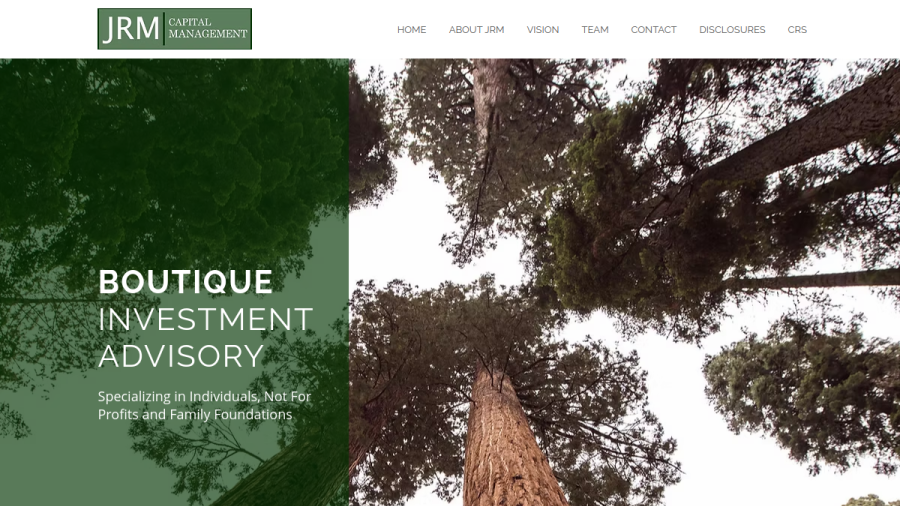 Screenshot of the James R. Martin Consulting, INC website