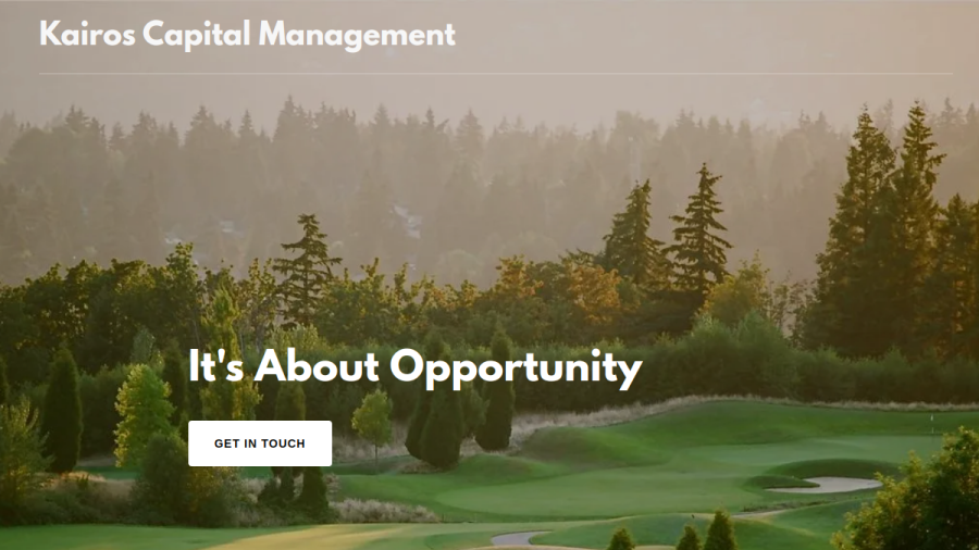 Screenshot of the Kairos Capital Management, LLC website