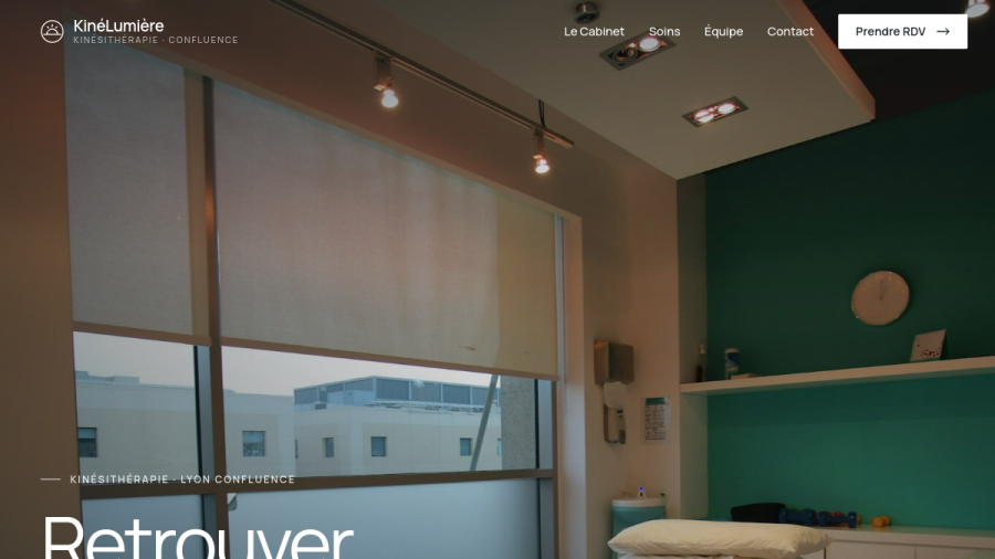 Site web créé pour KinéLumière