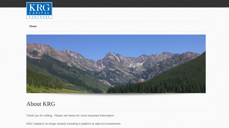 Screenshot of the Mountaingate Management Co., LLC website