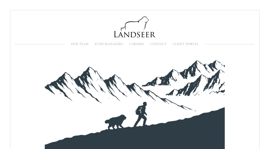 Screenshot of the Landseer Advisors LLC website