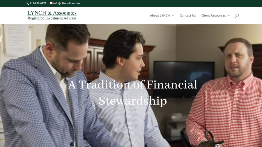 Screenshot of the Lynch & Associates website