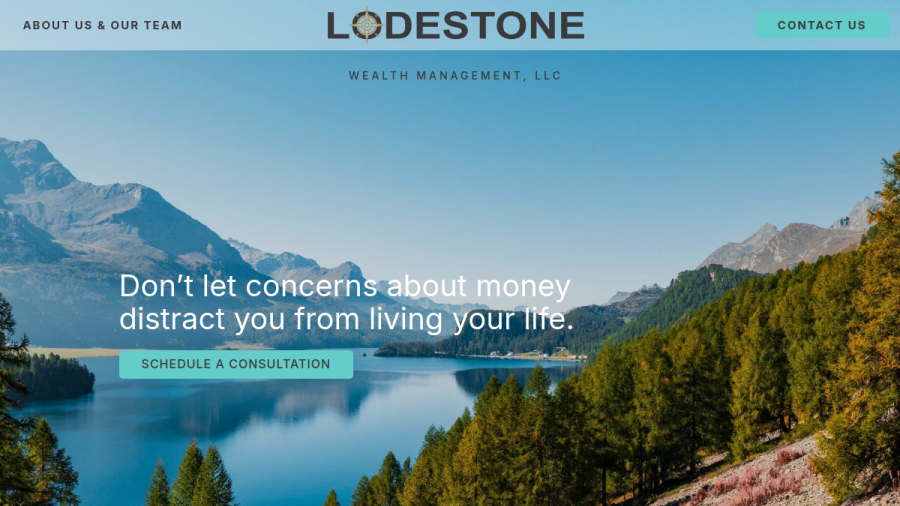 Screenshot of the Lodestone Wealth Management LLC website
