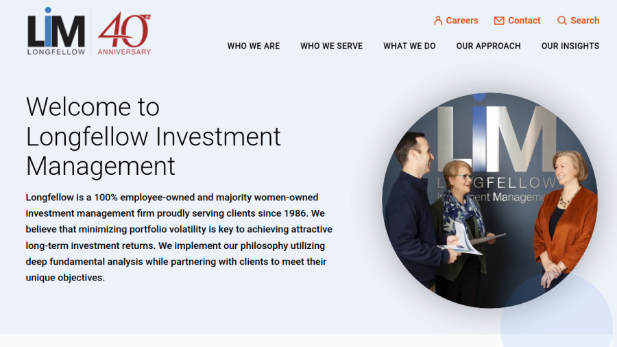 Screenshot of the Longfellow Investment Management Co. LLC website