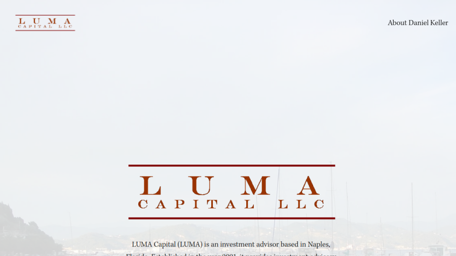 Screenshot of the Luma Capital website