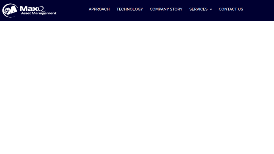 Screenshot of the Maxq Asset Management LLC website