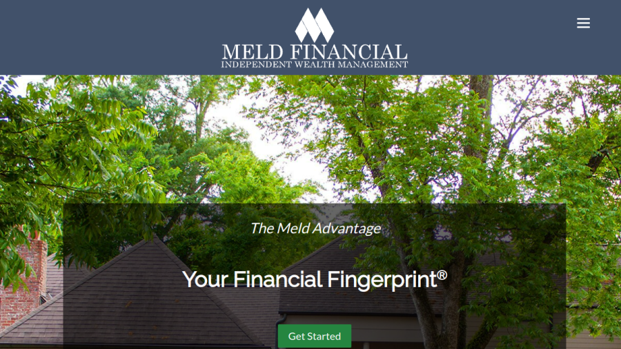 Screenshot of the Meld Financial, INC. website