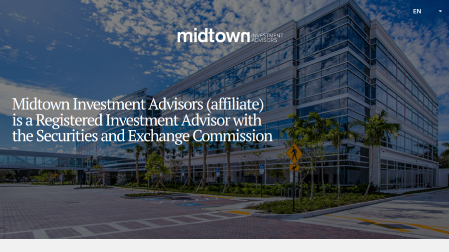 Screenshot of the Midtown Investment Advisors LLC website