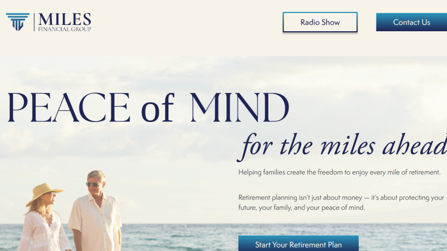 Screenshot of the Triad Wealth Partners, LLC website