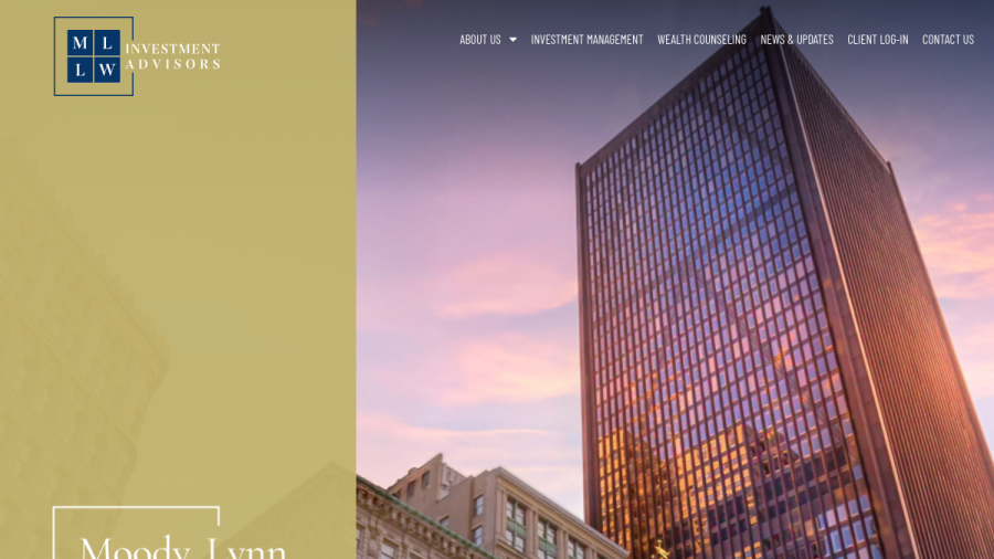 Screenshot of the Moody, Lynn, Lieberson & Walker, LLC website
