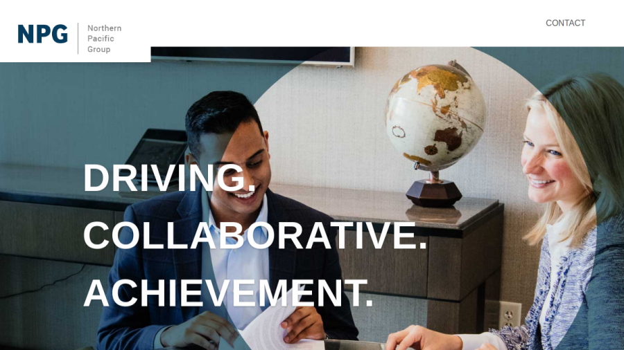 Screenshot of the Northern Pacific Group, L.P. website