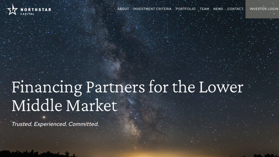 Screenshot of the Northstar Capital website