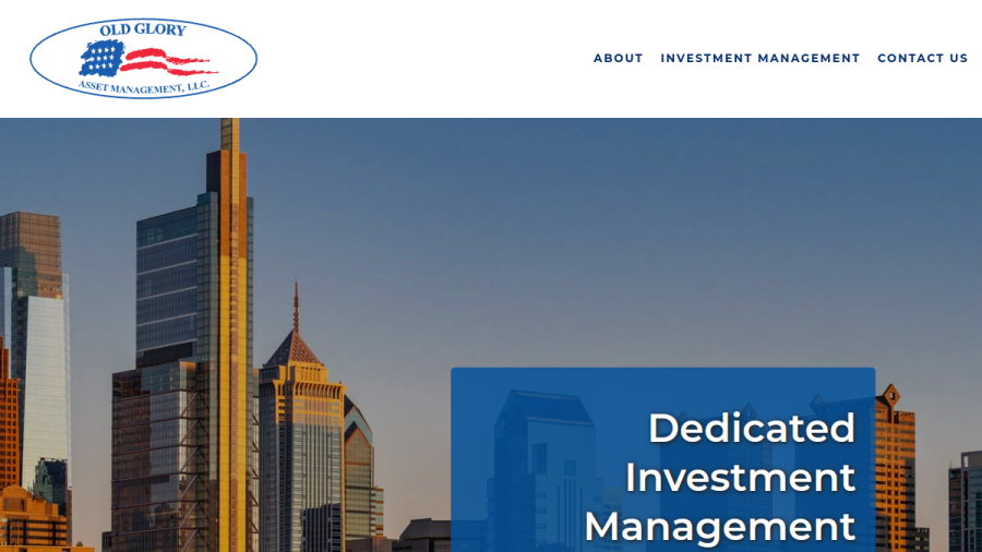 Screenshot of the Old Glory Asset Management LLC website